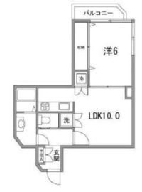 チュリス氷川坂 3階 間取り図