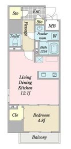 PARK HILLS TOWER (パークヒルズタワー) 301 間取り図