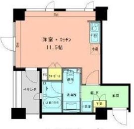 ラフィネジュ学芸大学 202 間取り図