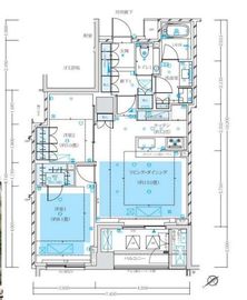 ザ・パークハウス高輪フォート 2階 間取り図