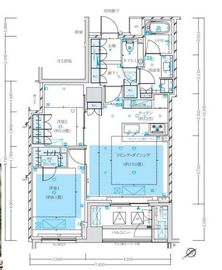 ザ・パークハウス高輪フォート 2階 間取り図