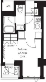 フレンシア青葉台 305 間取り図