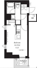 フレンシア青葉台 206 間取り図