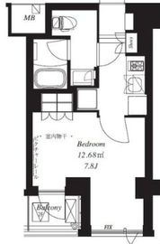 フレンシア青葉台 203 間取り図