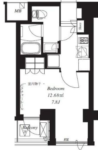 フレンシア青葉台 303 間取り図