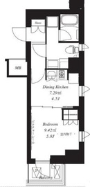 フレンシア青葉台 301 間取り図