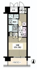 イーストコモンズ清澄白河パークフラッツ 2階 間取り図