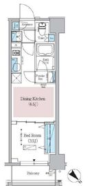 アーバネックス日本橋横山町 404 間取り図