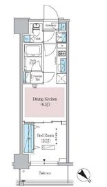 アーバネックス日本橋横山町 803 間取り図