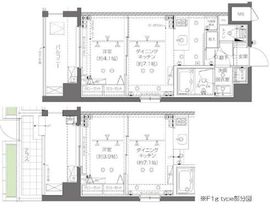 ZOOM新宿西落合 1階 間取り図