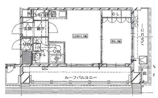 ミリアレジデンス東池袋 1202 間取り図