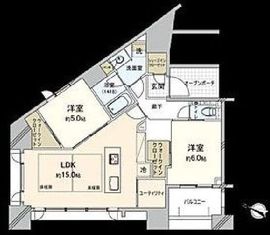 ヴェリテージ文京小石川 8階 間取り図