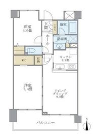 プレミアコンフォート高井戸 208 間取り図