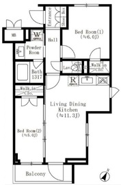 バルム下馬 301 間取り図