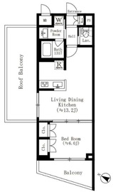 バルム下馬 407 間取り図