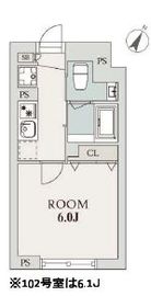 aLATO MEGURO 202 間取り図