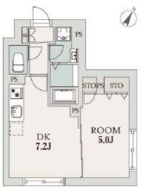 aLATO MEGURO 201 間取り図