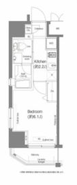 プラウドフラット新大塚 604 間取り図