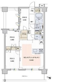 パレステージ茅ヶ崎Ⅱ 7階 間取り図