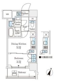 パークアクシス横浜阪東橋 314 間取り図