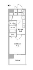 コンフォリア東品川 311 間取り図