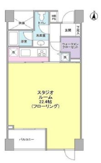 ポローニアハウス赤堤 307 間取り図