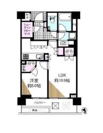 ピアース恵比寿 3階 間取り図