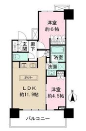 浅草タワー 13階 間取り図