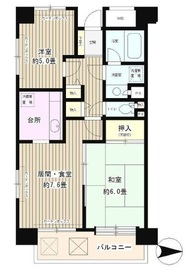 フレスコ川崎 403 間取り図