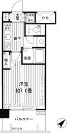 アルテーヌ新横浜 713 間取り図