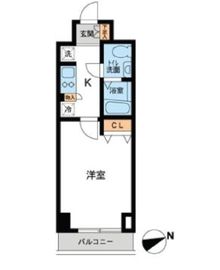 Cassia Kawasaki Residence (カッシア川崎レジデンス) 403 間取り図