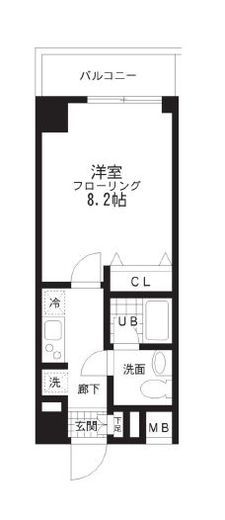 レジディア桜上水 303 間取り図