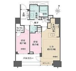 ザ・パークハウス四番町レジデンス 10階 間取り図
