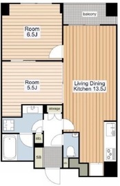 グレンパーク駒場 3階 間取り図