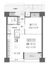 ガーデン蒲田 903 間取り図