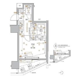 クレイシアIDZ王子マークプレイス 4階 間取り図