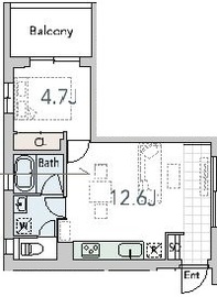 グランデュオ学芸大学3 (Gran Duo Gakugeidaigaku3) 306 間取り図