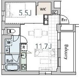 グランデュオ学芸大学3 (Gran Duo Gakugeidaigaku3) 403 間取り図