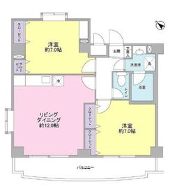 アビタシオン元住I 301 間取り図