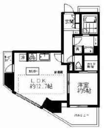 パークタワー板橋 4階 間取り図