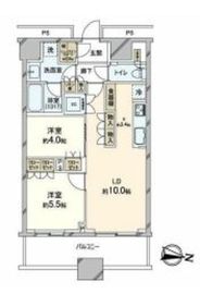 勝どきザ・タワー 47階 間取り図