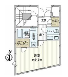 ヴィンテージ中目黒 1階 間取り図