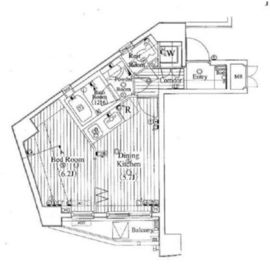 スカーラ西新宿シティプラザ 12階 間取り図