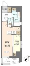 デュオステージ雪が谷大塚 2階 間取り図