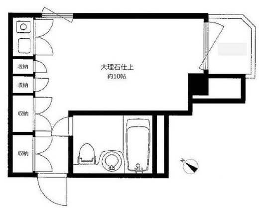ロイヤル赤坂サルーン 5階 間取り図