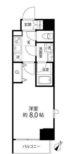 DeLCCS板橋South (デルックス板橋サウス) 204 間取り図