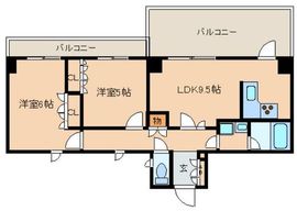 レジディア文京音羽 402 間取り図