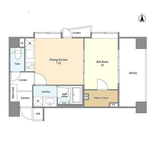 ネオマイム文京音羽 4階 間取り図