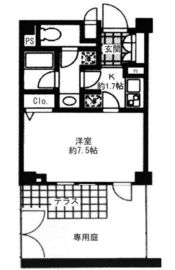 プライムアーバン用賀 113 間取り図