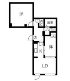 kinomori代々木上原 (キノモリ代々木上原) 103 間取り図